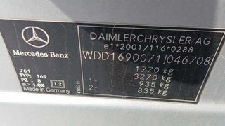 Mercedes 320779 asiento del izq clase (w169) a 180