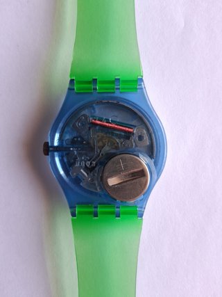 Reloj Swatch Schnell Azul y Verde