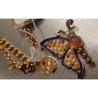 Collana BYS I love Sicily in smalto e cristalli