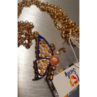 Collana BYS I love Sicily in smalto e cristalli