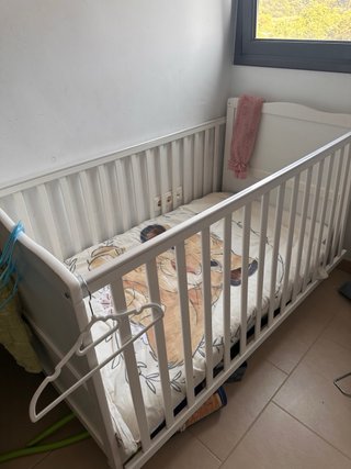 Cuna convertible en cama