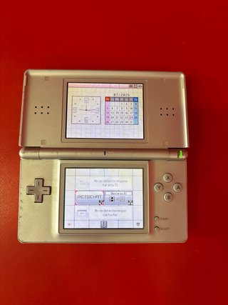 Nintendo DS Lite Plata - Bisagra Rota