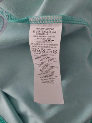 Vestido de verano Antea verde y multicolor