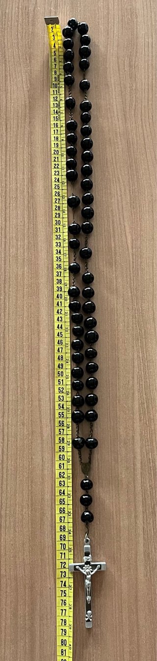 Gran Rosario monástico, 78cm, Memento Mori