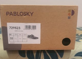 Zapatos Pablosky Serraje Azul Niño Talla 32