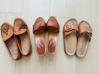Lote 3 pares zapatos mujer 39/40