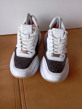 Zapatillas Calvin Klein Blancas y Marrones