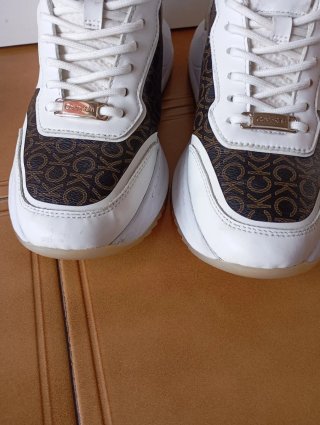Zapatillas Calvin Klein Blancas y Marrones