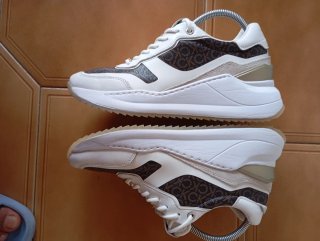 Zapatillas Calvin Klein Blancas y Marrones