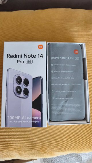 Xiaomi Redmi Note 14 Pro 5G 512GB Negro y funda.