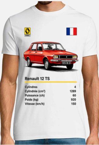Camiseta Renault 12 TS