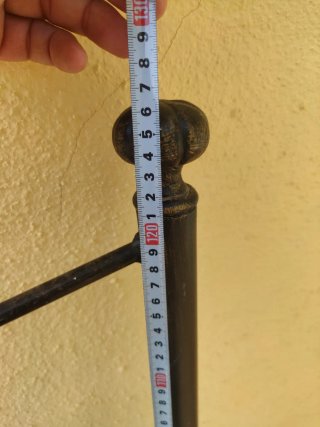Cabecero de forja negro