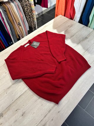Maglione Brunello Cucinelli Cashmere Uomo Rosso XL