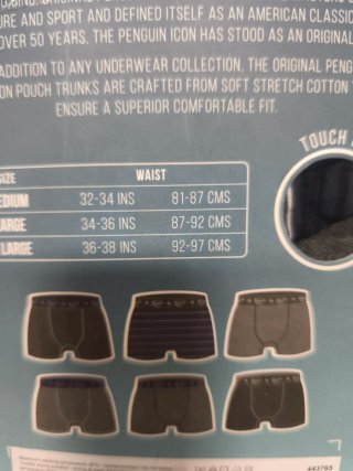 6 Bóxers Original Penguin Talla M