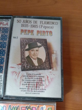 Lote 7 Cintas Cassette Flamenco y Pop