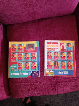 Plastificado España Mundial Campeones Panini