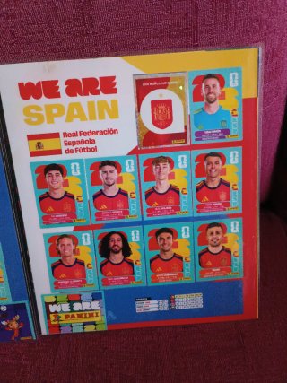 Plastificado España Mundial Campeones Panini