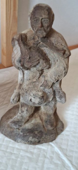 Statua religiosa in terracotta Gesu"di Praga