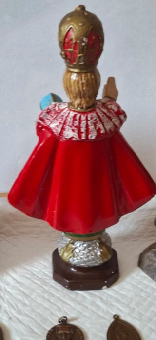 Statua religiosa in terracotta Gesu"di Praga