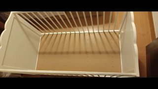 Cuna de bebé blanca ikea