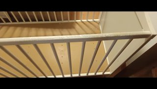 Cuna de bebé blanca ikea