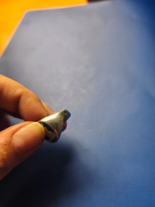 Anillo Plata 925 Sello Animal Azul