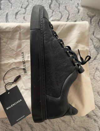 Scarpe Balenciaga Arena nere in pelle