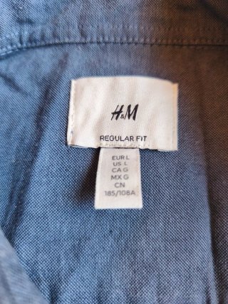 Camisa H&M azul