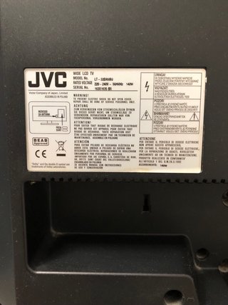 Televisión JVC para repuestos