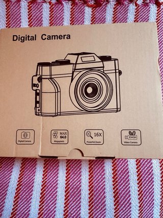 Cámara Fotos Rosa 6K Ultra HD