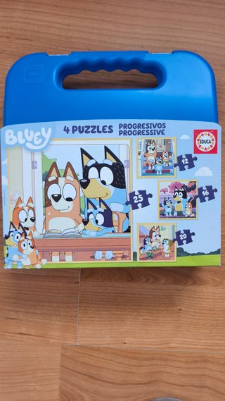 Puzzle Bluey 4 Piezas Progresivos Educa