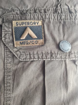 Pantalón cargo SuperDry W30L2 dark grey Green.