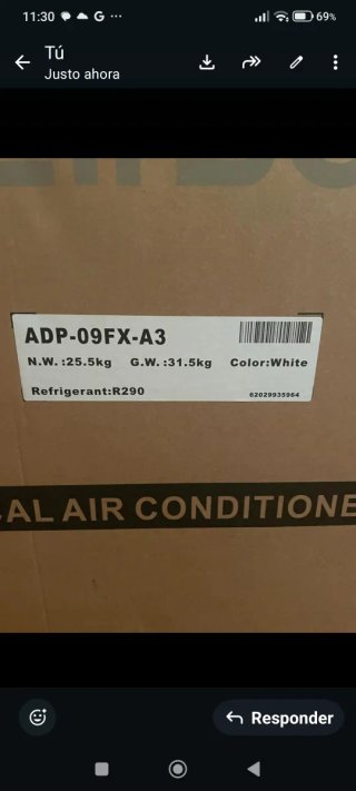 Aire Acondicionado Portátil Daitso