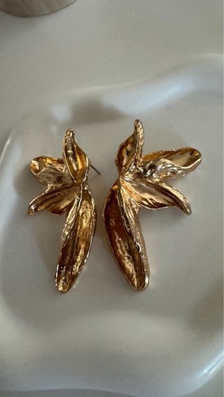 Orecchini farfalla dorati donna