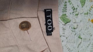 Pantalón rosa y blusa estampada S, y pantalón 36