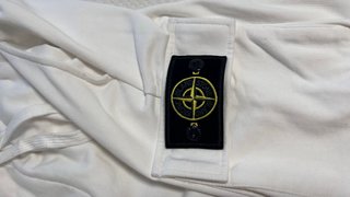 Stone Island Pantalón Blanco Talla L