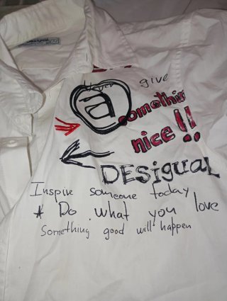Camisa Desigual Blanca Talla M