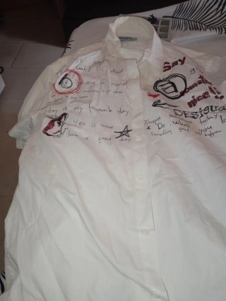 Camisa Desigual Blanca Talla M