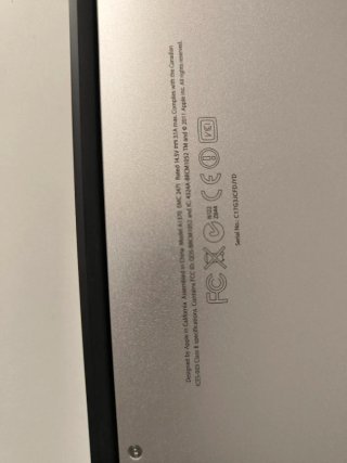 MacBook Air 11 i5 256GB SSD 4GB RAM
