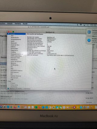 MacBook Air 11 i5 256GB SSD 4GB RAM