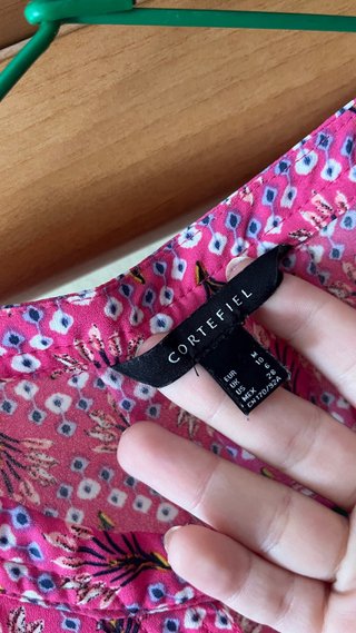 Camiseta Cortefiel Talla M Estampada