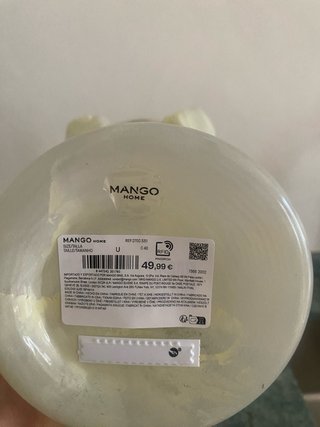 Jarrón Mango Home Vidrio Verde