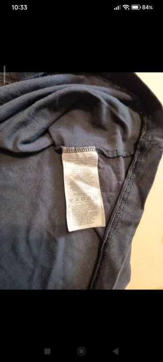 Camiseta Adidas Azul Marino Logo Bordado Talla XL