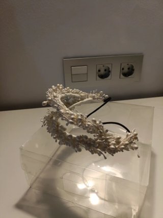 Tiara de Novia Perlas