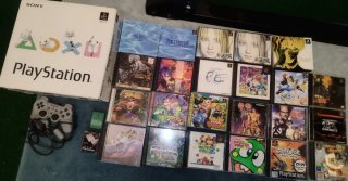 Lote consola y videojuegos ps1 psx