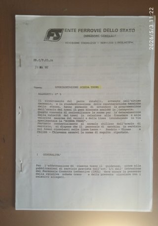 Documento FS RFI Trenitalia