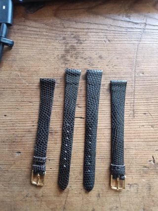 Cinturino vintage lucertola testa di moro