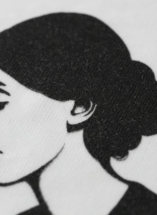Camiseta Virginia Woolf Retrato Minimalista