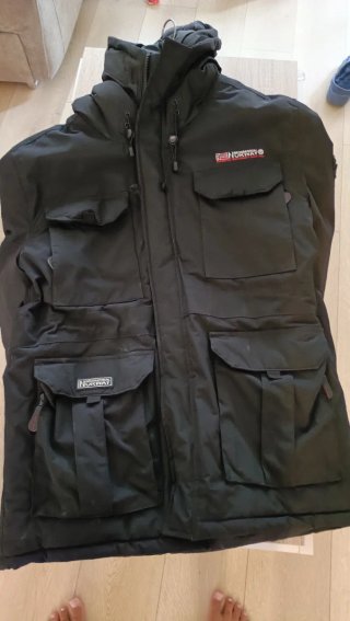 Abrigo de invierno Geographical Norway negro