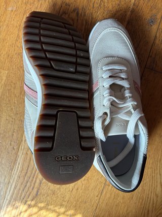 Geox Bambas Mujer Beige y Rosa